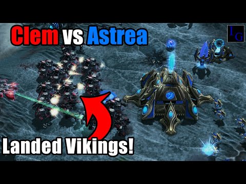 Landed Vikings ACTUALLY GOOD!? (Clem vs Astrea) | StarCraft 2 SC2 Professional Game Highlight Match