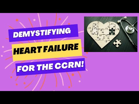 Heart Failure Demystified:  A CCRN Review