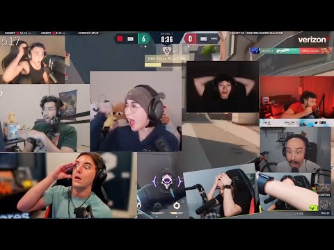ALL STREAMERS react to SEN TenZ and Johnqt 2v4  (SEN VS NRG )