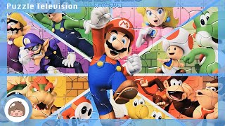 わくわく！スーパーマリオ おもちゃ 子供向けパズル 35ピースをやってみた！Super Mario toys