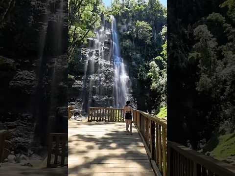 Onde fica essa cachoeira? Véu da Noiva em Ortigueira/PR #viagemdemoto  #viagem #insta360x4