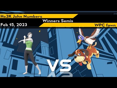 Xeno280 Winners Semis - John Numbers (Wii Fit) vs fawn (Duck Hunt) - SSBU Ultimate Tournament
