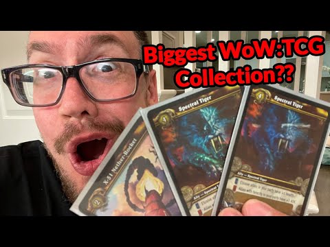 Found my EPIC WoW:TCG Collection! 95 Loot Cards!