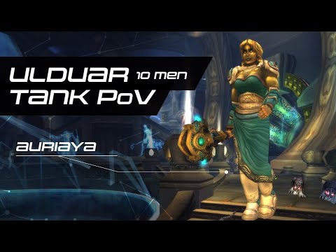 WOW WotLK Classic - ULDUAR Auriaya  TANK PoV - 10 Man