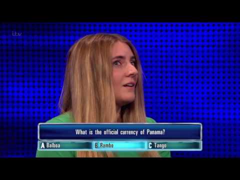 Annie Gets Her Panama Currency Question Wrong - The Chase