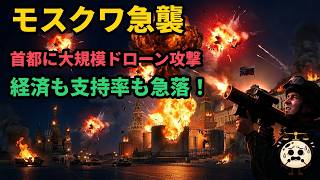 モスクワに600機ドローン攻撃、ロシア国防費が侵攻後初の減額…忍び寄る限界を徹底解説【世界情勢の天秤】