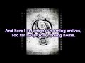Opeth- Face in the Snow, Lyrics on screen