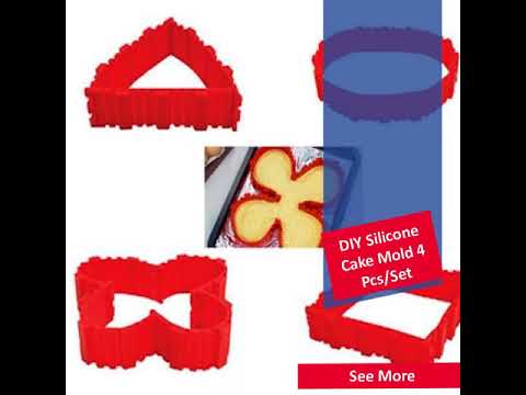 Diy Silicone Cake Mold 4 4Pcs/Sets - 4Pcs Magic Bake Snake Non Stick Food Grade Silicone Cake Mold