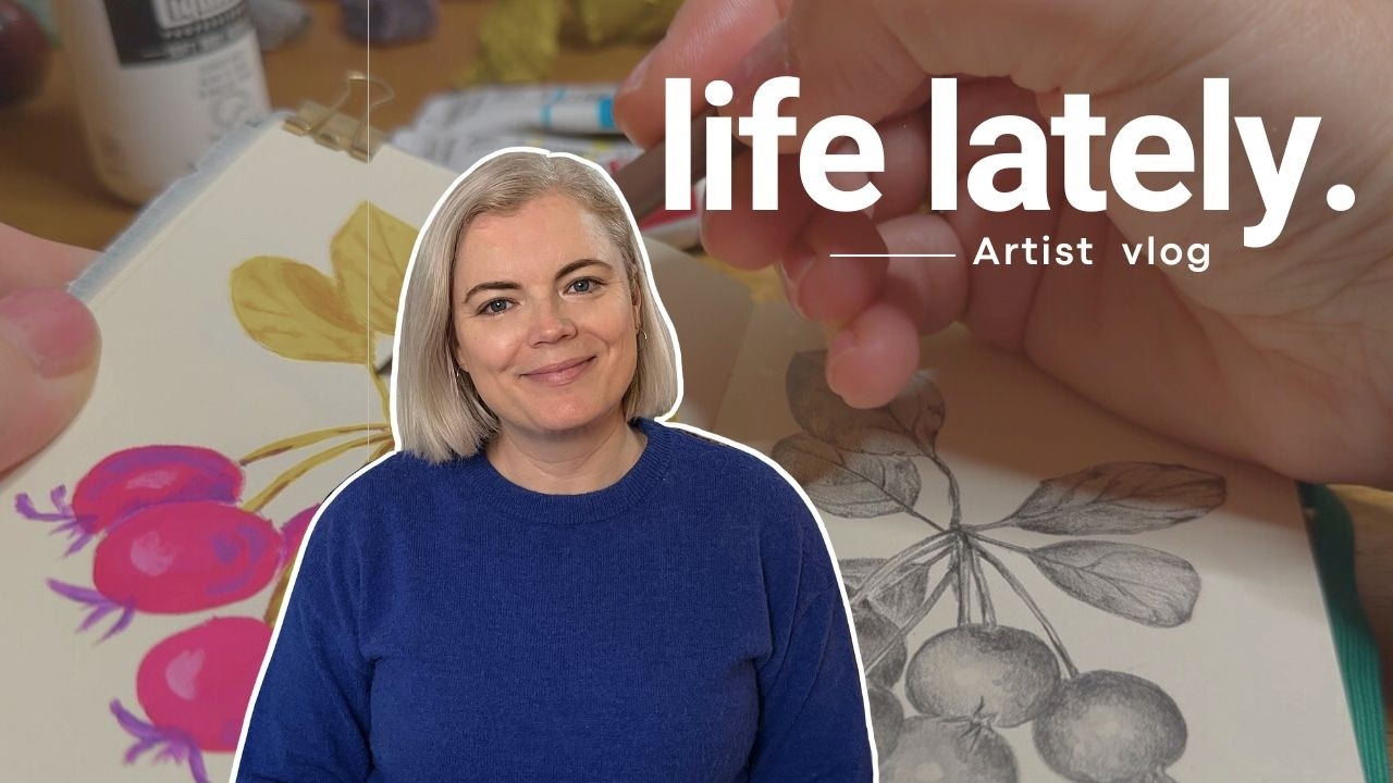 Artist Vlog | Getting Back Into Art After a Creative Lapse (30 Day Challenge)