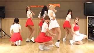 AOA - Heart Attack - mirrored dance practice video - Ace Of Angels - 에이오에이 심쿵해 안무영상