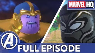 Black Panther vs. Thanos! | LEGO Marvel - Black Panther: Trouble in Wakanda (ALL EPISODES)