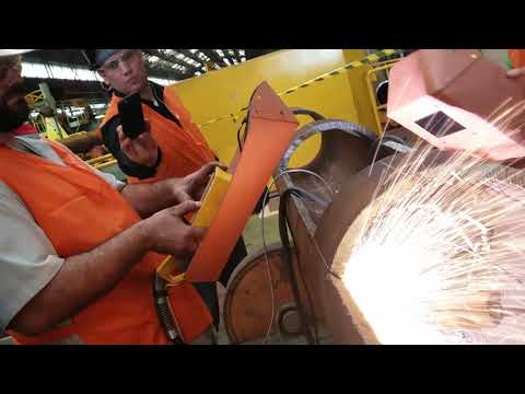 Plasma gouging system for internal repair of pipe