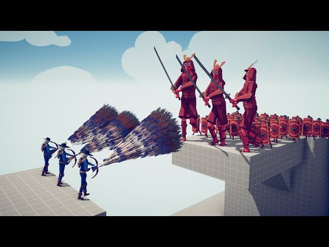 3x GOD POACHER vs 100x UNITS & 3x GIANTS - Totally Accurate Battle Simulator TABS