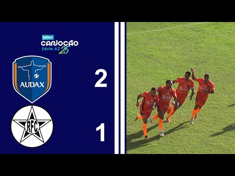 CARIOCÃO LOTERJ SÉRIE A2 (2025) - TAÇA SANTOS DUMONT - 1ª RODADA - AUDAX 2X1 RESENDE