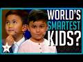 Smartest Kids In The World Child GENIUSES Who Won The GOLDEN BUZZER Kids Got Talent