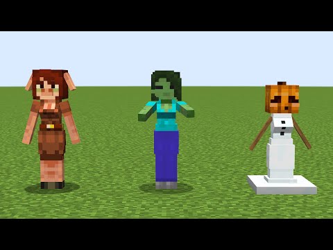 Unbelievable: Axol transforms Minecraft mobs into girls!