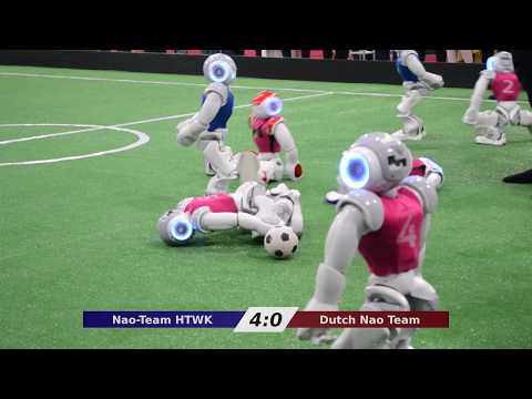 Dutch Nao Team vs. Nao-Team HTWK - RoboCup Iran Open 2018