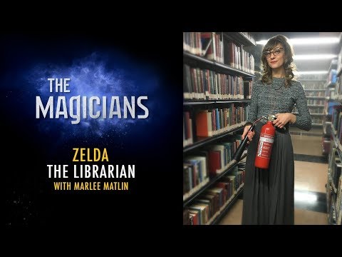 Mageina Tovah as The Librarian in “The Magicians”