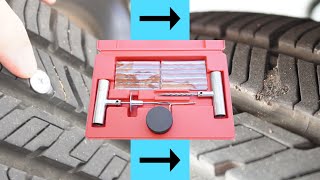 How to Plug a Tire Using a Tire Repair Kit
