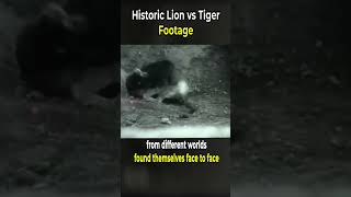 Historic Lion vs Tiger Footage