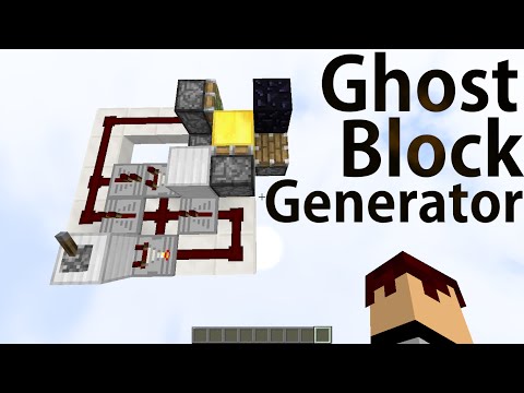 RVR - Minecraft | ghost block generator tutorial (1.9.4/1.10/1.11/1.12+)