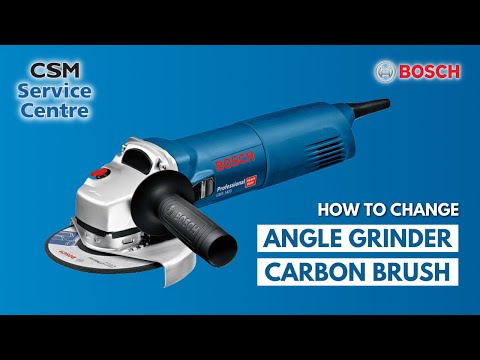 [CSM Service Centre] 001 How to Change Carbon Brush of BOSCH Angle Grinder GWS 900 100