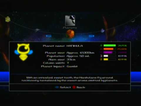 Meteos Wars - Planet Profiles