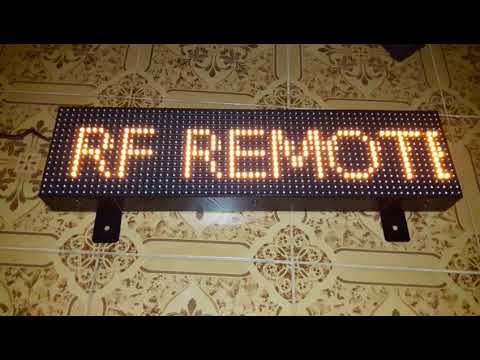 Ss techno wall mounted led scrolling display board