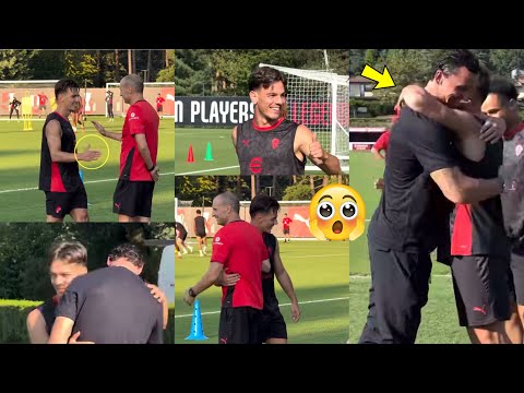 😱Ardon Jashari Meets Max Allegri & Zlatan Ibramovich For The First Time,Before First Team Training.