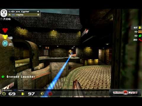 Rapha vs Cypher Grand Final fnatic MSI Beat-IT QuakeLive Tourney map4 Hektik HD