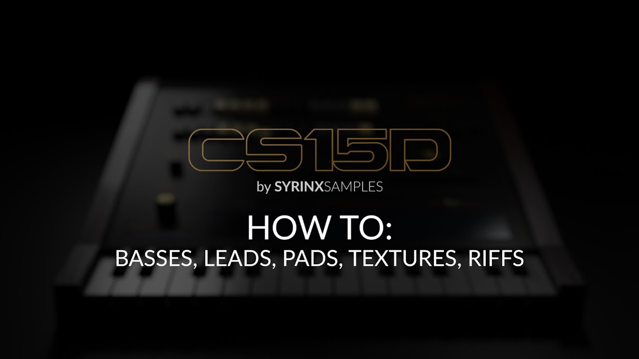 SYRINXSAMPLES. CS15D - How To...