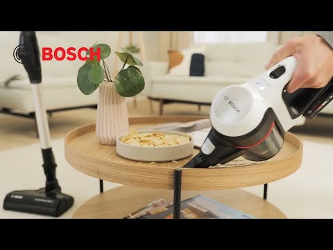Bosch BCS711EXT Įkraunamasis dulkių siurblys Unlimited 7, Juodas video