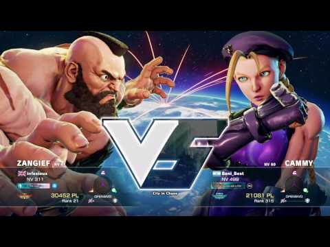 SF5 - infexious (Zangief) vs Beni_Best (Cammy) - Ranked Match (60fps / 1080p)