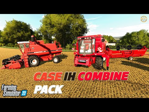 Case Axial Flow Combine Harvester Pack | Very nice kit!  Farming Simulator 22 - Mod Review