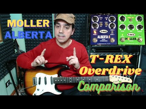 T-REX ALBERTA 2 VS MOLLER 2 - OVERDRIVE PEDAL COMPARISON