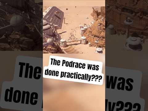 Why A Lot Of The Podrace Was Done Practically #cgi #starwars  #disney  #vfx