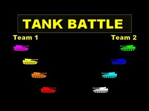 Tank Battle Game - Team Marble Run Race with Color Balls