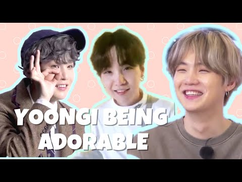 Yoongi being adorable