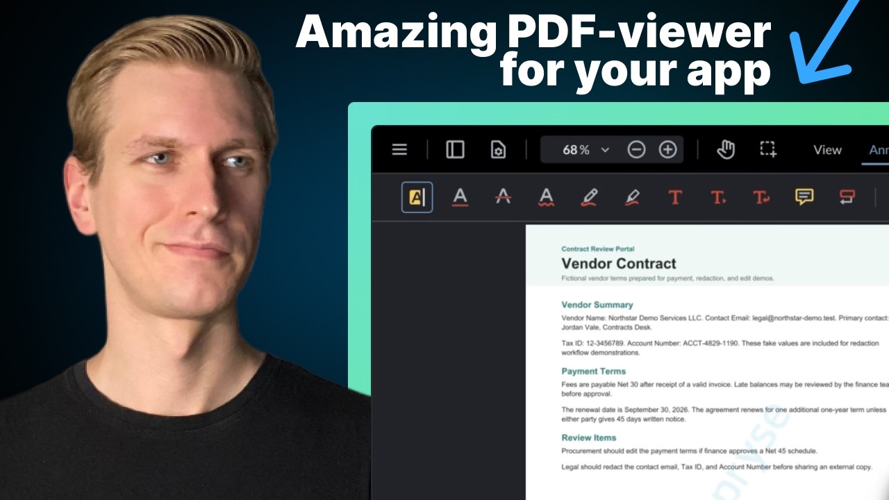 This React PDF-Viewer Can Do EVERYTHING (Edit, Redact, Annotate)! (Apryse Webviewer SDK)