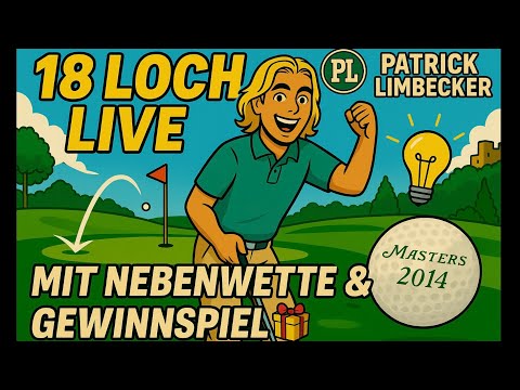 18 holes LIVE at GC Bitburg ⛳ Stroke play, side bet & Masters 2014 ball competition 🎁