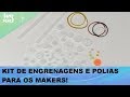 Video - Kit de Engrenagens Plásticas 75 Peças KE75 / Polias, Correias, Cremalheiras e Outros para Robótica DIY Arduino