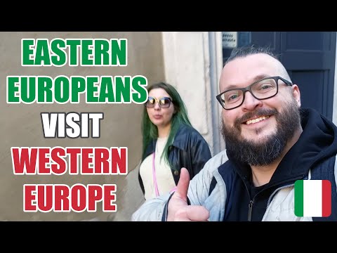 Eastern Europeans visit Western Europe for the first time! Bergamo, ITALY! 🇮🇹