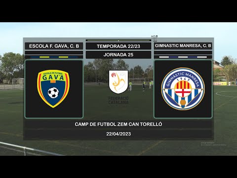 Jornada 26 (22/23) - ESCOLA F. GAVA, C. B - GIMNASTIC MANRESA, C. B (Resumen)