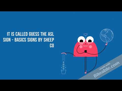 ASL Game - Guess the ASL Sign (Basics Signs) Video