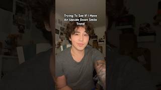 Trying The “Upside-down Smile” Trend #trendingvideo #smile #shortsviral