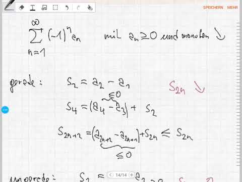 Leibniz-Kriterium für alternierende Reihen