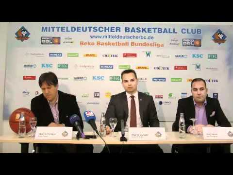 Mitteldeutscher Basketball Club: Pressekonferenz Vorstellung neuer Headcoach Silvano Poropat