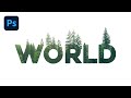 Photoshop Tutorial Photoshop Text Effect Out Of Bounds Typography