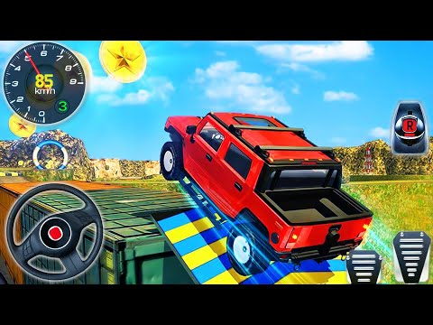Uphill 4x4 SUV Driving Simulator 2021 - Offroad Cargo Jeep Stunts Driver - Android GamePlay #2