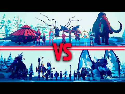 BOSS UNITS TEAM vs MEGA VIKING TEAM - Totally Accurate Battle Simulator | TABS